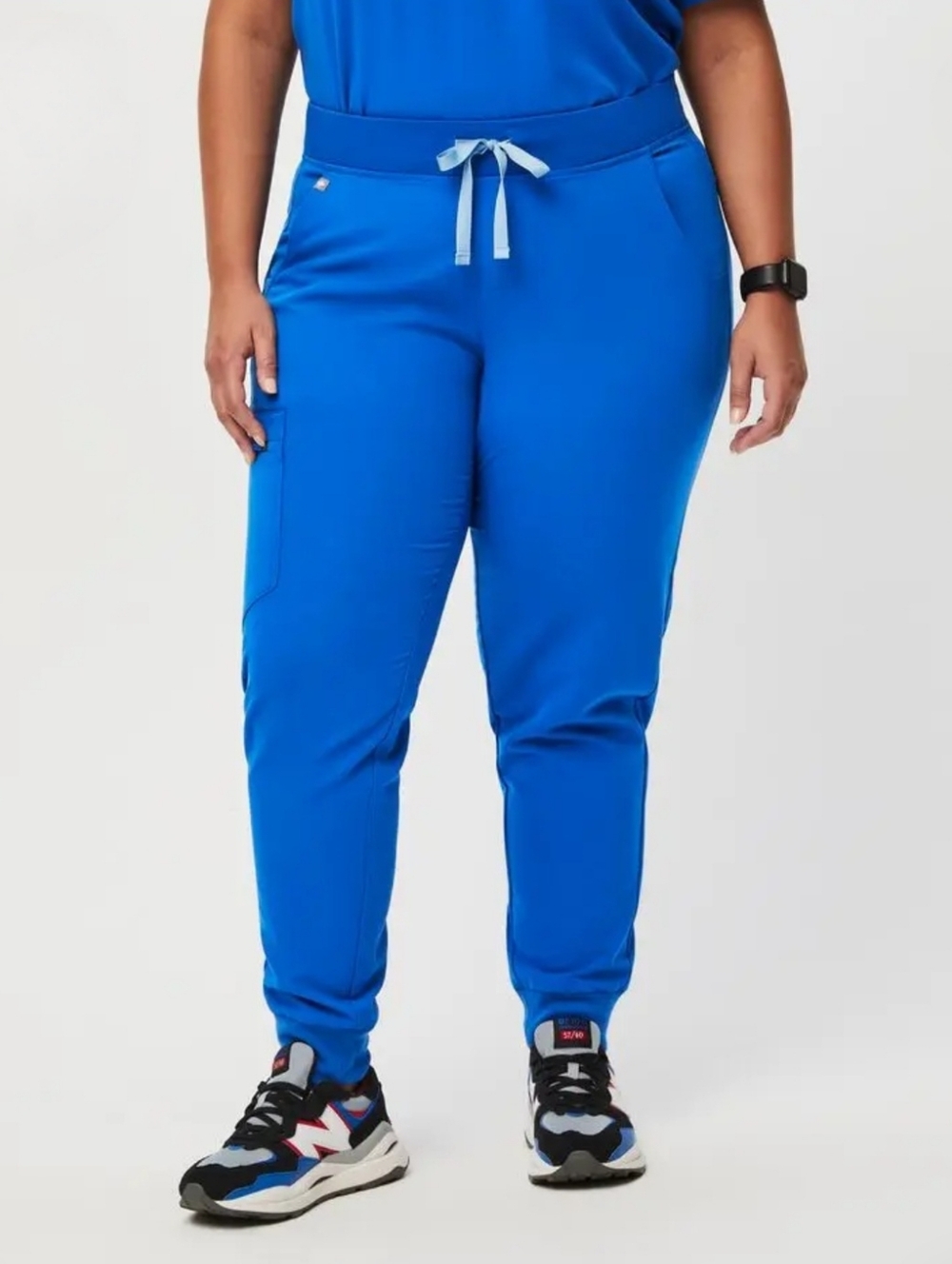 Figs Zamora Jogger Scrub pants Royal Blue Petite XL